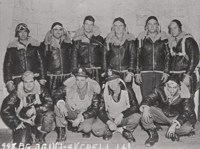 Archive image of crew of a B-24 Liberator bomber