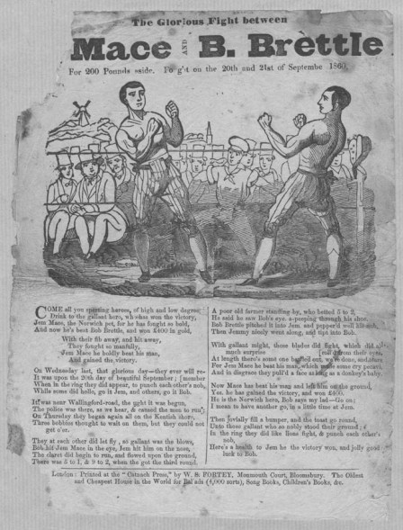 A broadside about Jem Mace